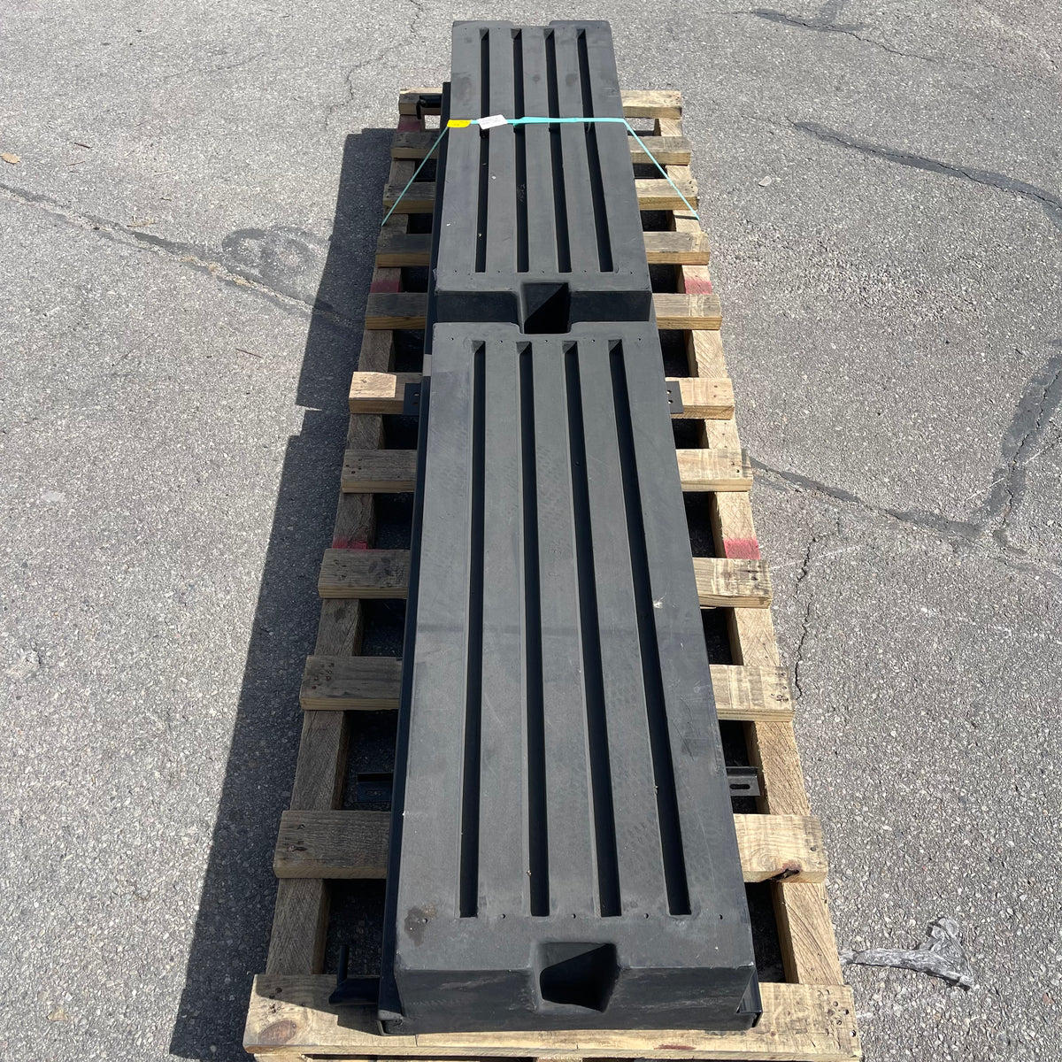 LIPPERT Large Double Bin Storage System 100"x19"x9" Black