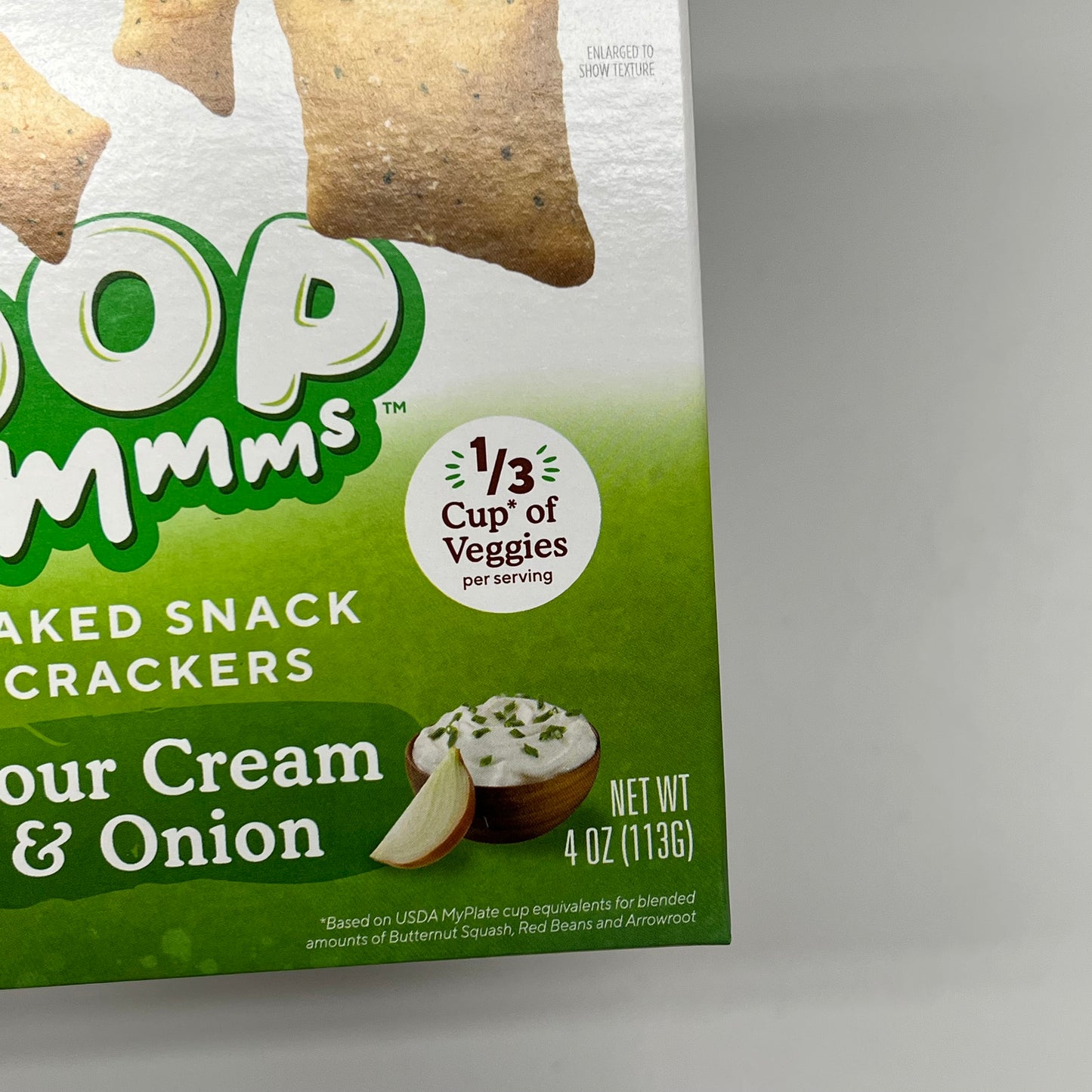 ZA@ SIMPLE MILLS (6 PACK) Pop Mmms Baked Snack Crackers Sour Cream & Onion 4oz 10/29/2026