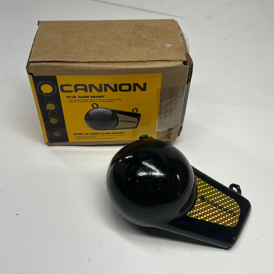 CANNON Flash Weight Flashing Prism Design Vinyl Coating 12 LB Black 2295190