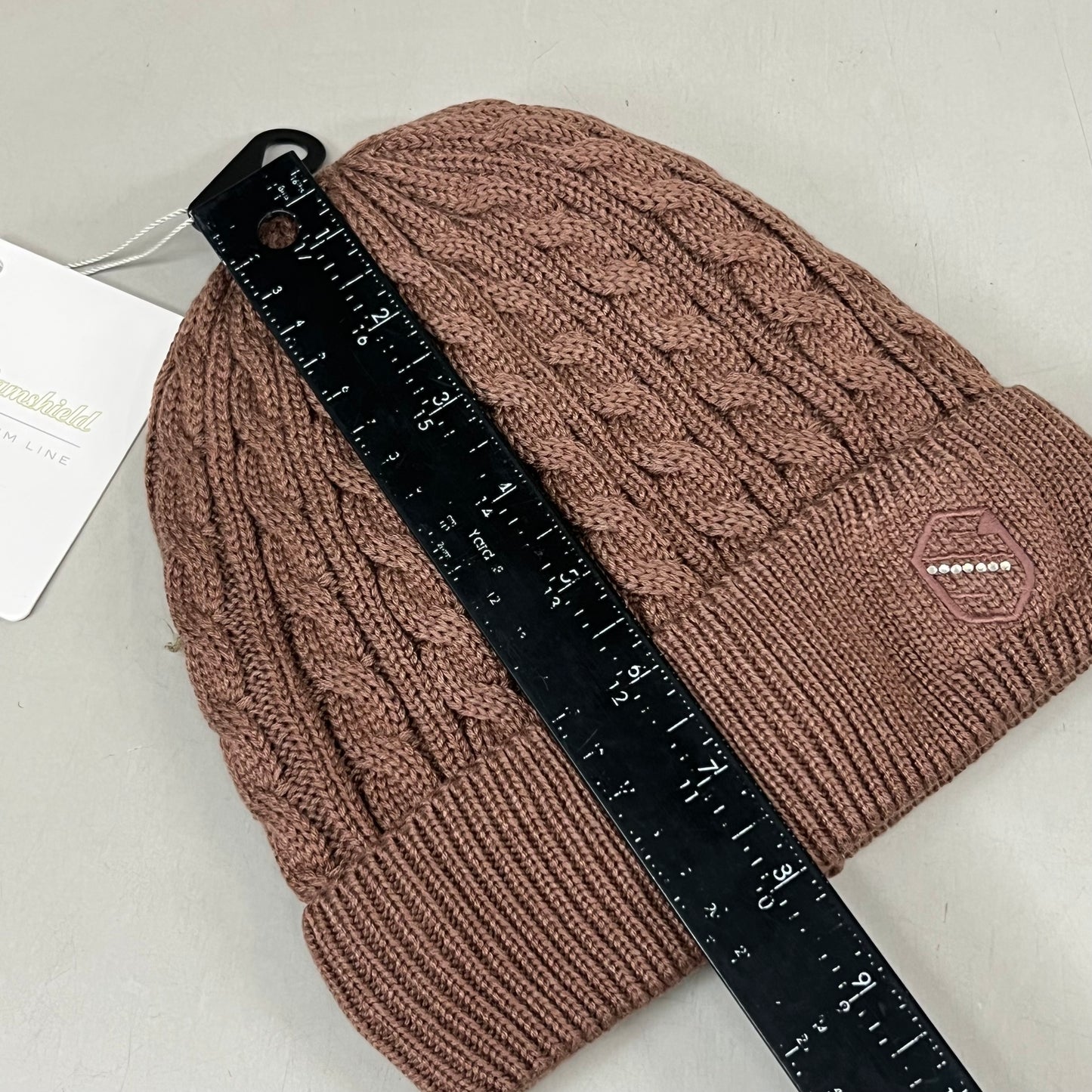 SAMSHIELD Mira Equestrian Winter Beanie Hat Women's Sz One Size Fits All Chestnut