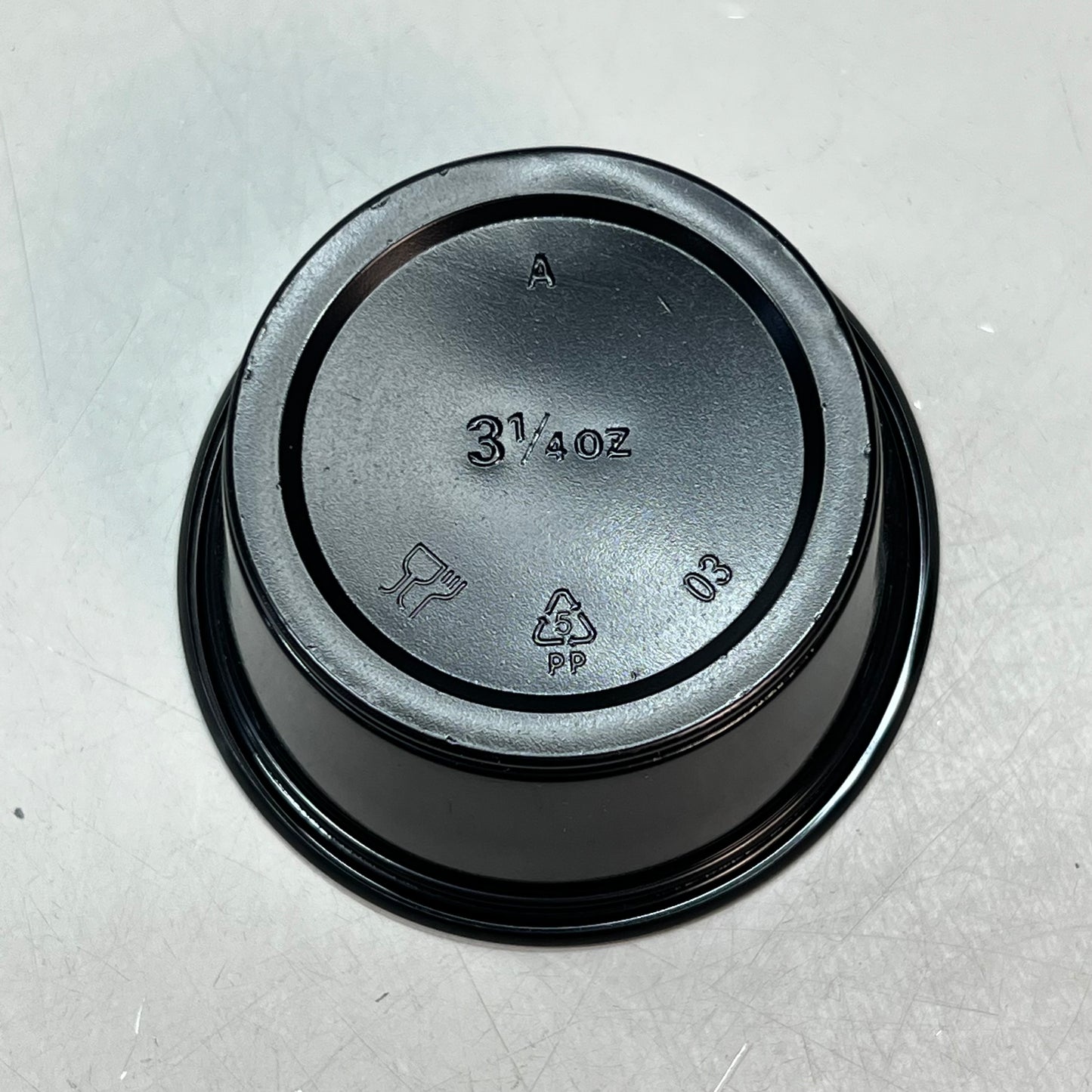 ZA@ EVO PAK (2,500 PACK) Portion Cups 3.25oz Black CPP325B