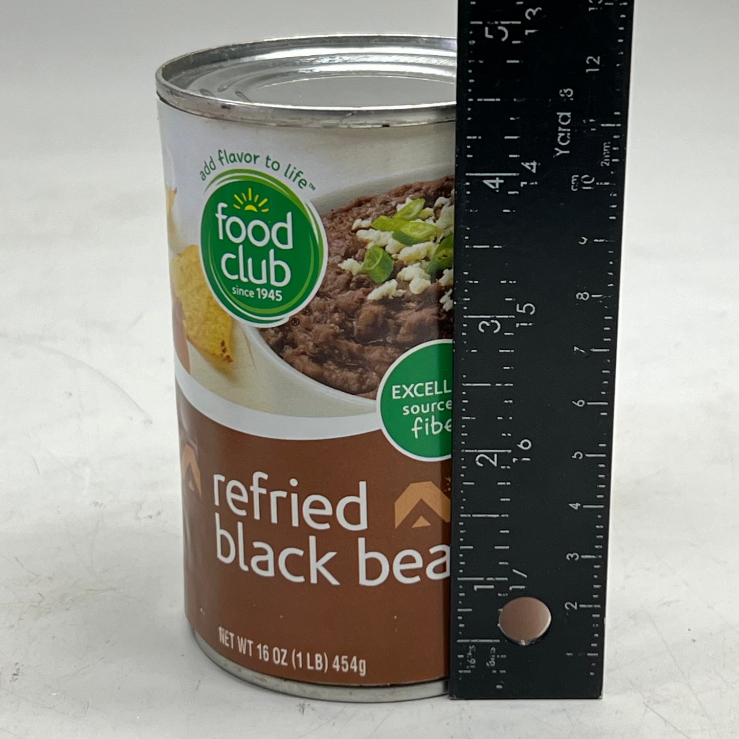 ZA@ FOOD CLUB (11 Cans) Refried Black Beans 16 oz BB 09/26 (New Other)