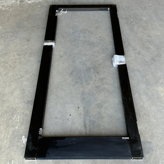 Aluminum Door 83”Hx36”W Black (The Box Is Damaged)