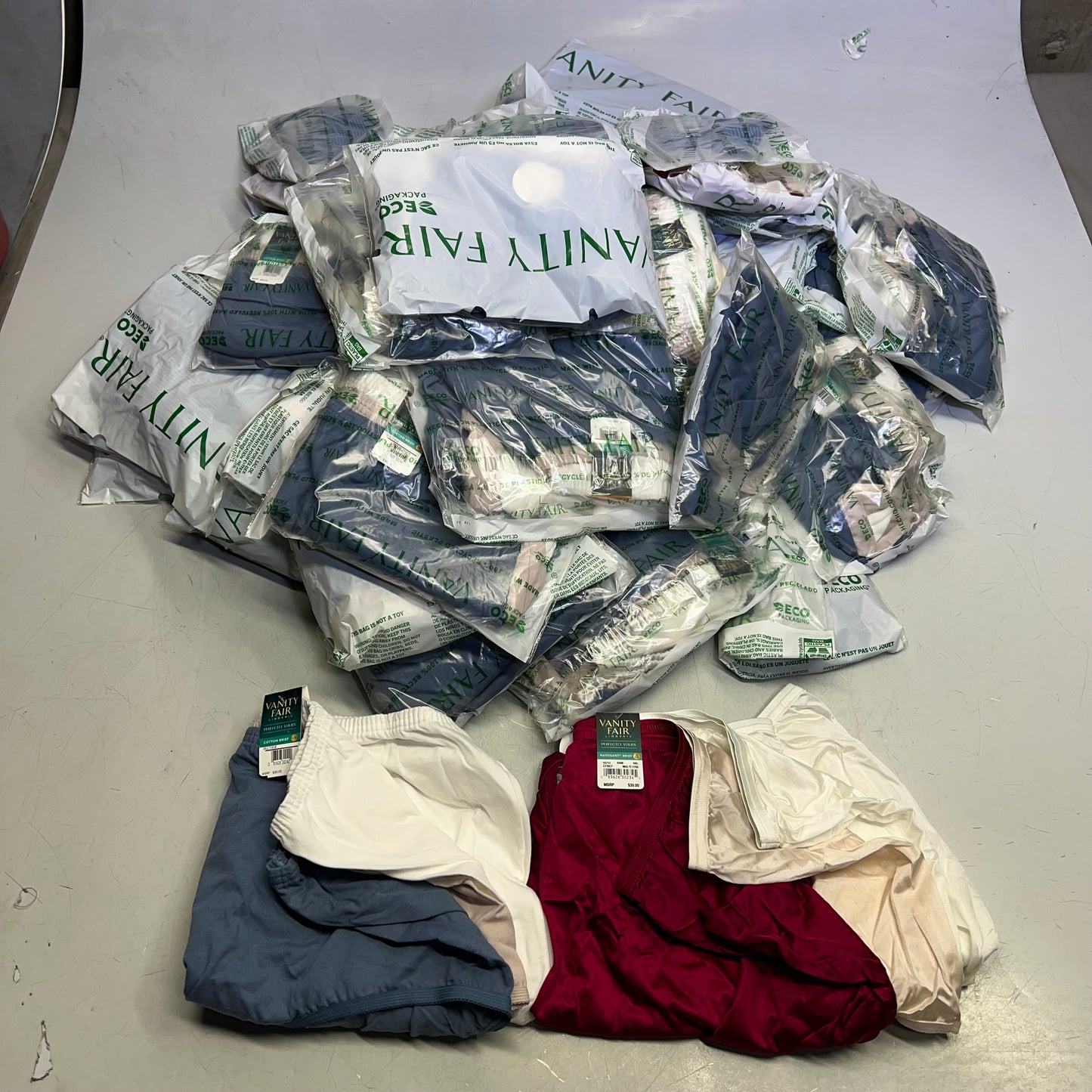 ZA@ VANITIY FAIR Lot of Assorted Underwear Cotton Briefs Women's Variety Sz Multicolor