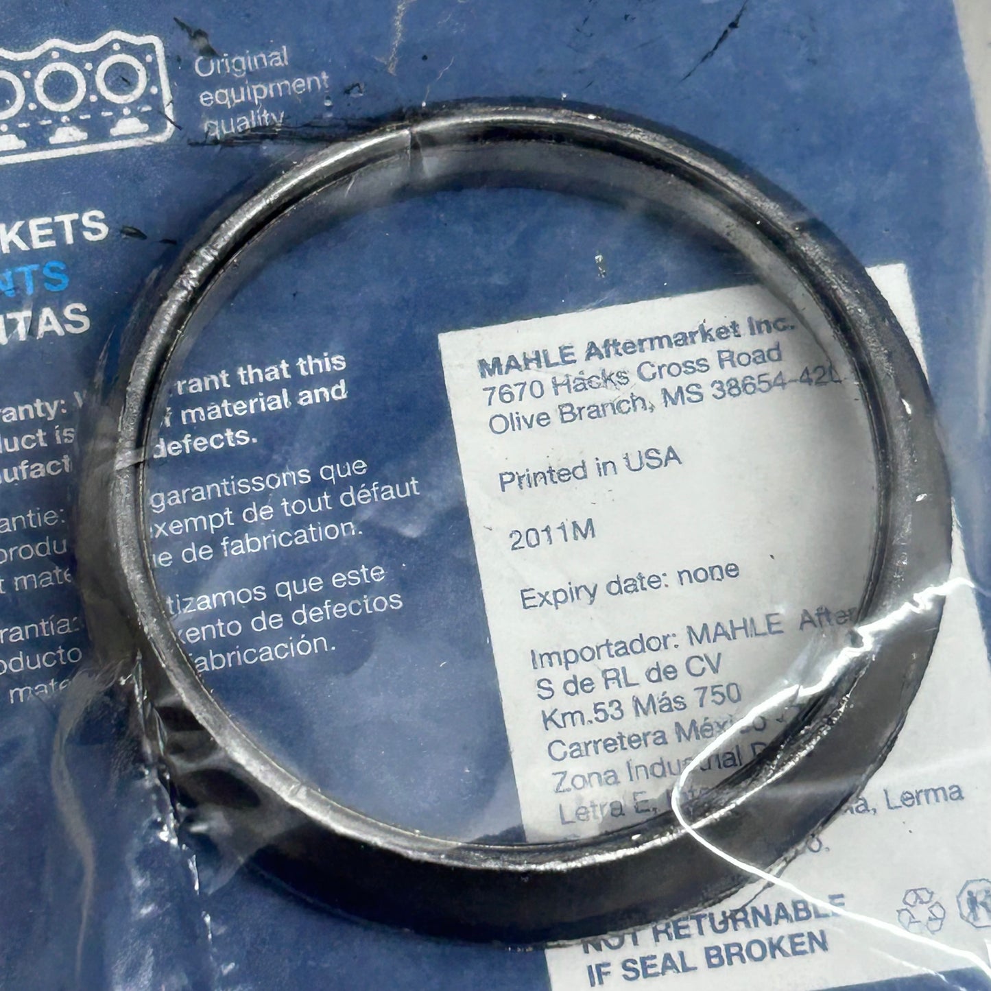 MAHLE Exhaust Pipe Flange Gasket Replacement Part For Buick, Cadillac & Chevy F7207