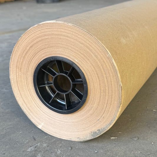 PREGIS Heavy Duty Construction Paper Roll, Recycled Kraft 60”Wx500 Brown