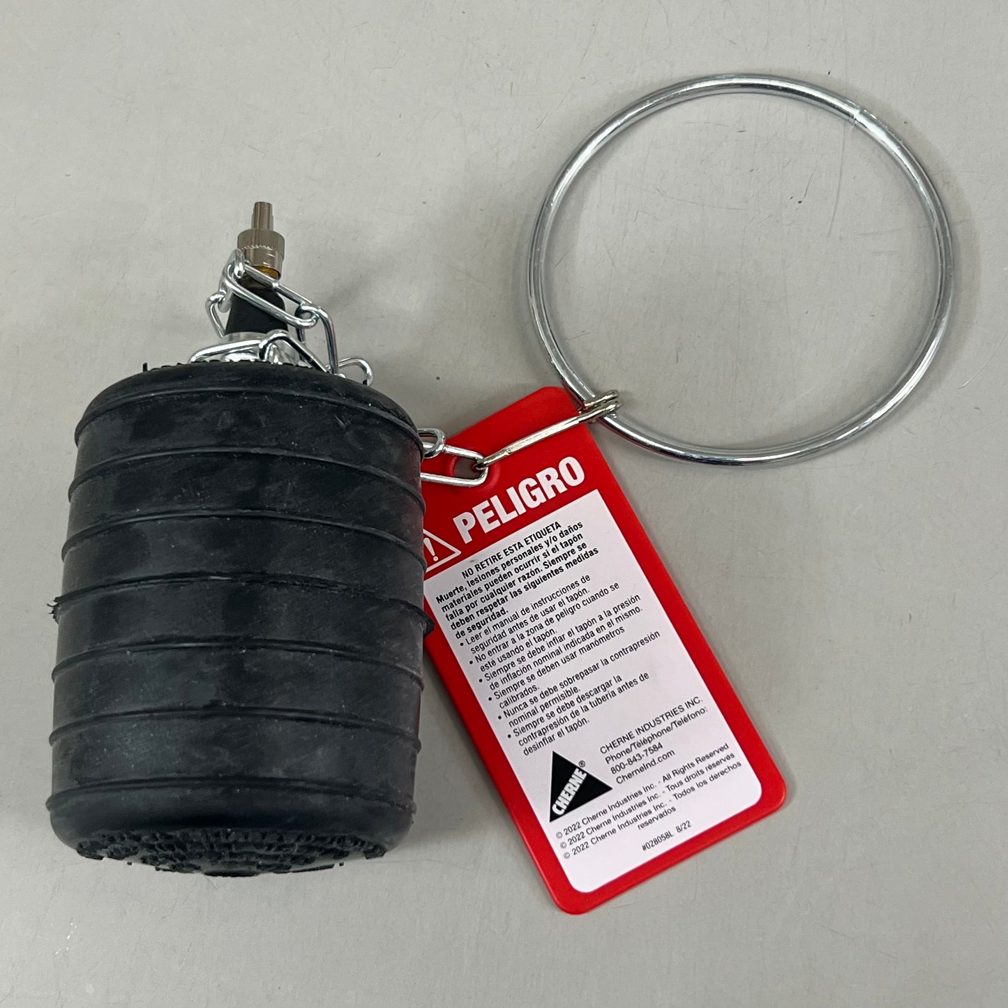 OATEY Cherne Bulk Test-Ball Plugs With Individual Display Bags 3" Black 240038