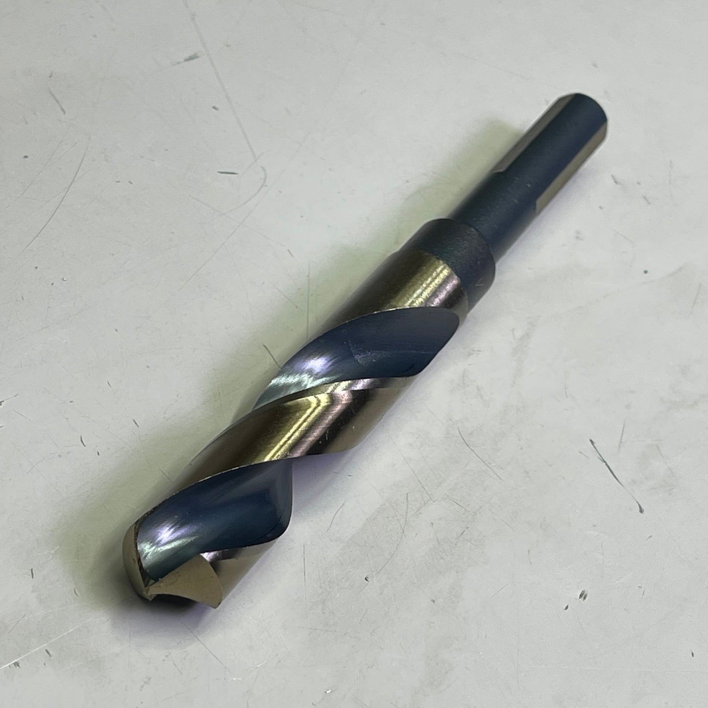 KIMBALL MIDWEST Super Primalloy Reduced Shank S&D Drill Bit 23/32"Dia x 6"L 82046