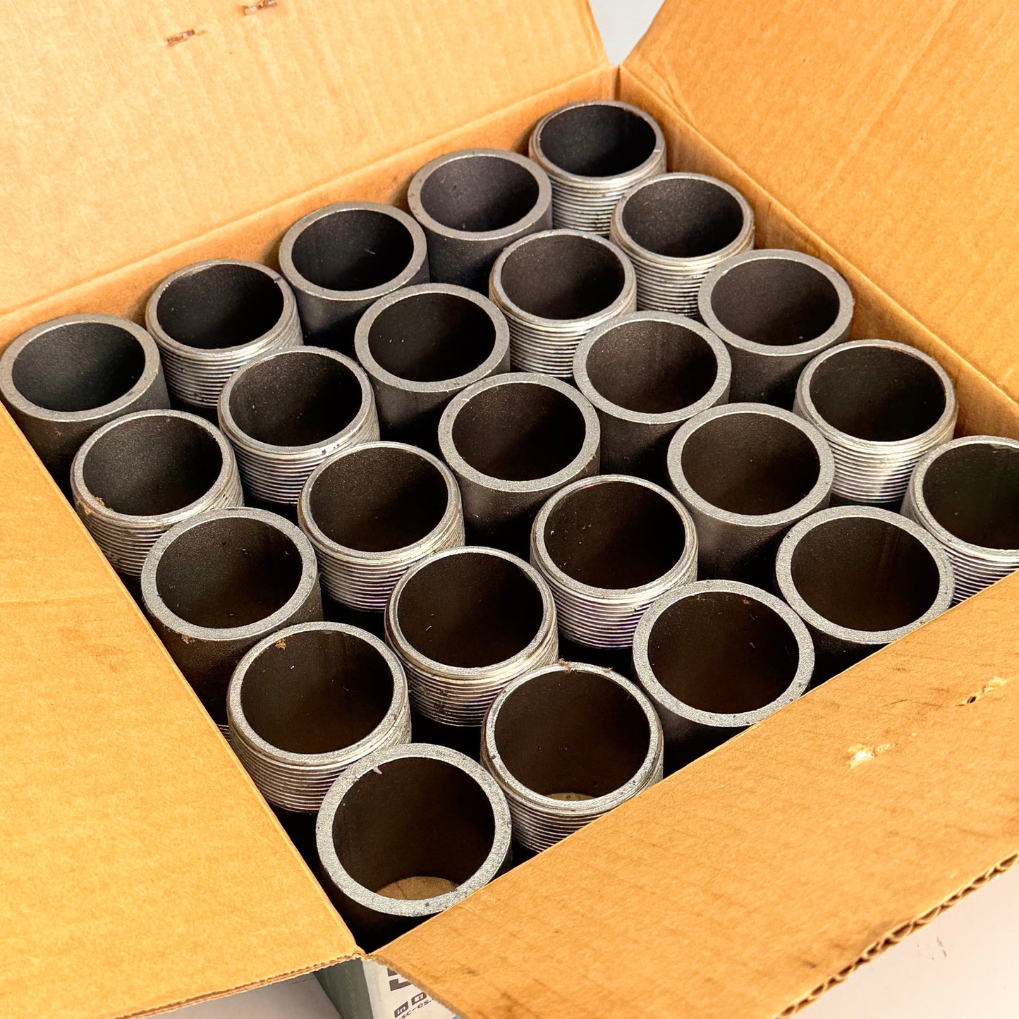 ASC (25 PACK) Pipe Nipple:Black Steel Male, 2 In Nominal, 3 In Lg 0330757709