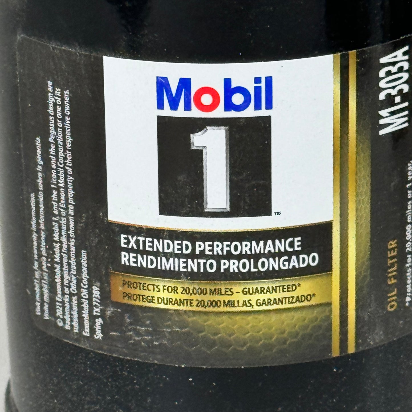 MOBIL (2 PACK) Oil Filter for Chevrolet, Hummer Protects 20,000 Miles M1-303A