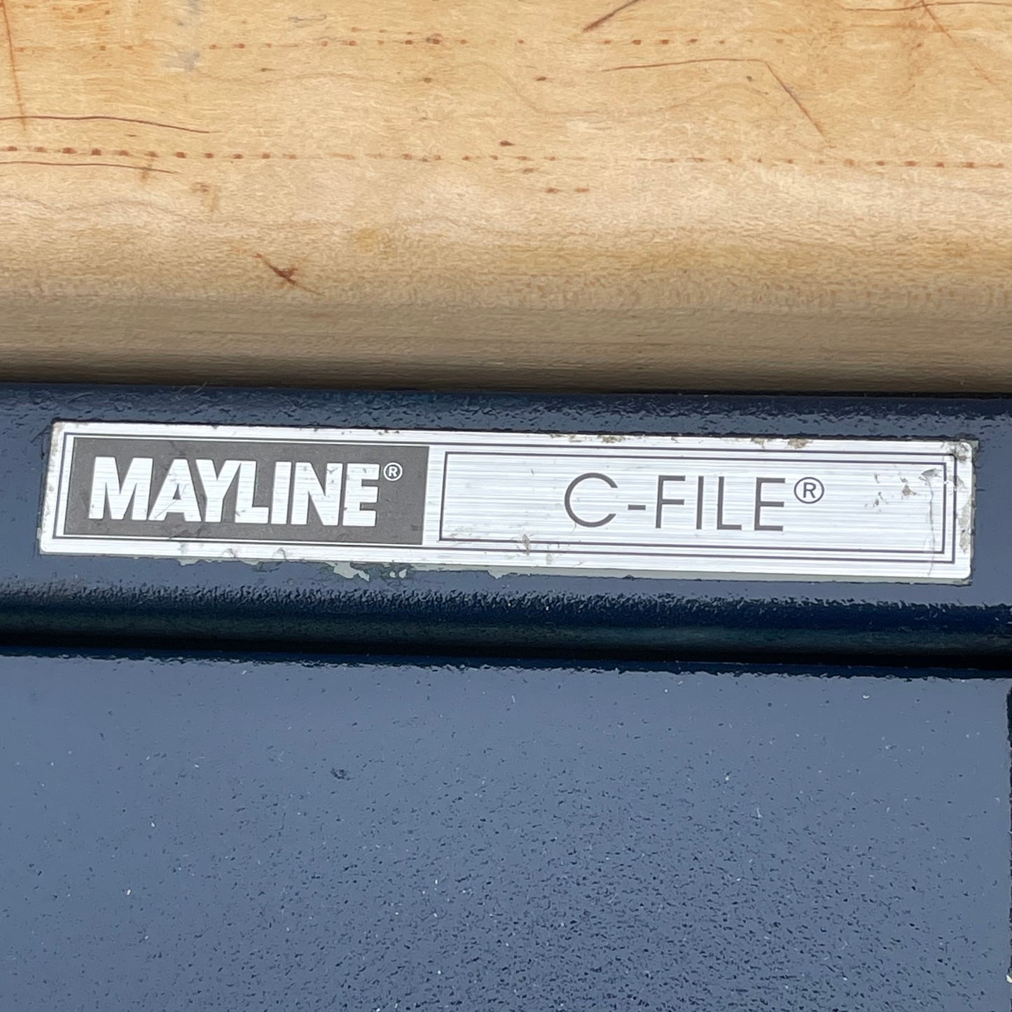 ZA@ Pallet of MAYLINE C-file Flat Cabinet Dark Blue (AS-IS)