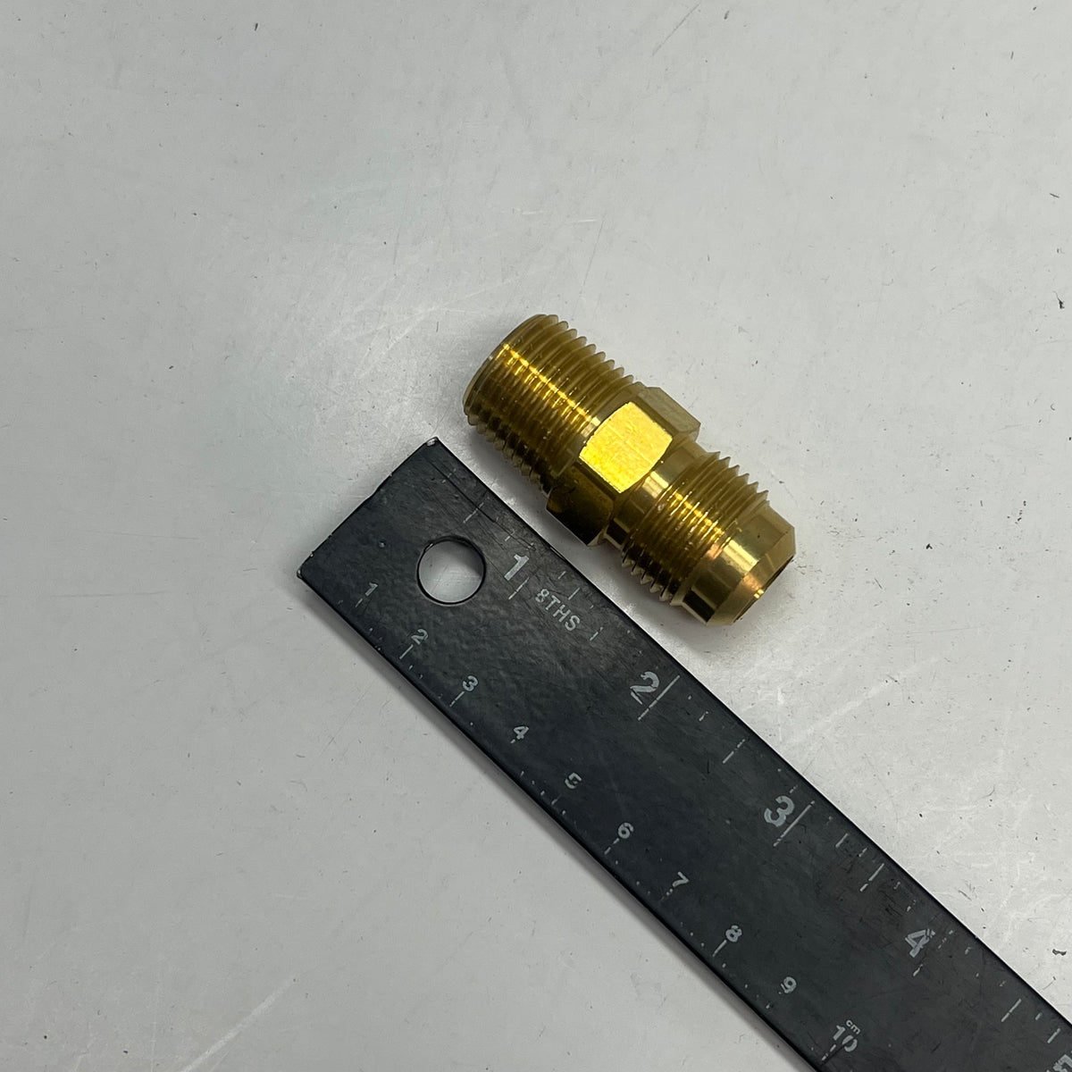 NABCO (10 PACK) 408 Half Union Adaptor Male Flare  5/8 x 1/2 Brass 311284767