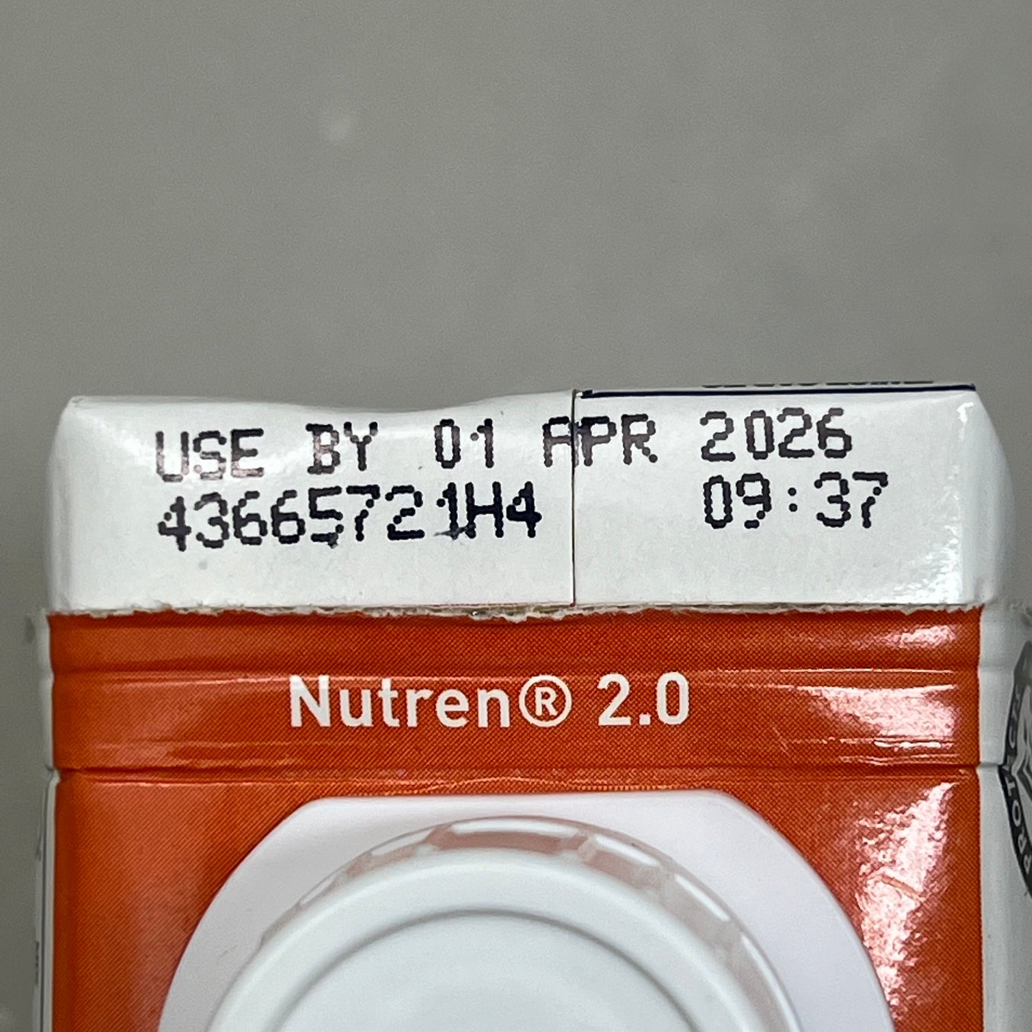 ZA@ NESTLE (24 PACK)Nutren 2.0 Calorie Dense Nutrition Unflavored BB 04/26 8.45fl oz E