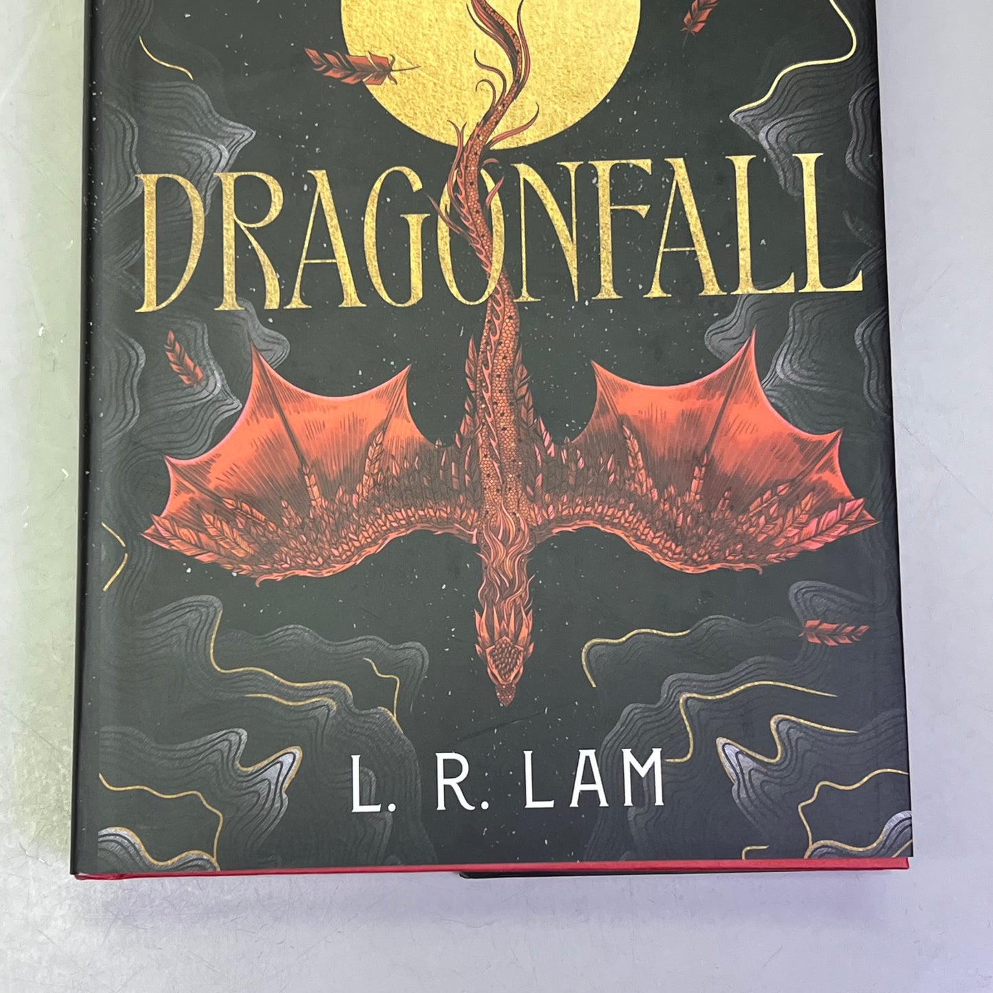 DRAGON FALL Fantasy Book 1 Of 2 Dragon Scales By L. R. Lam Hardback Book