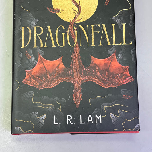 DRAGON FALL Fantasy Book 1 Of 2 Dragon Scales By L. R. Lam Hardback Book