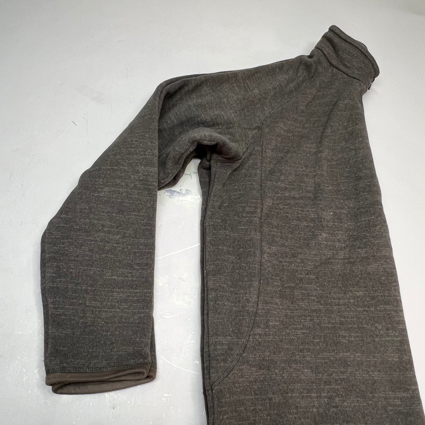 PATAGONIA Quarter Zip w/ Pocket 100% Polyester Jacket Men's Sz XL Brown (Used)