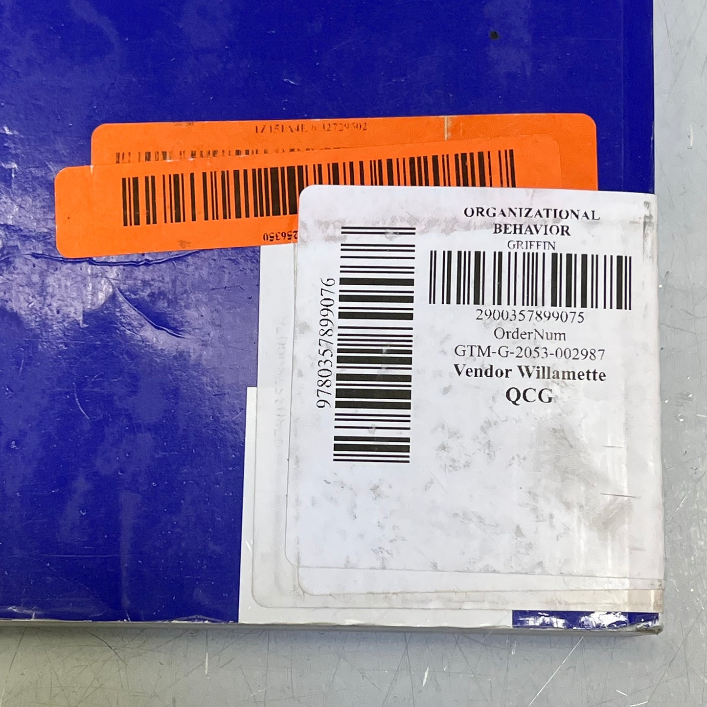 ORGANIZATIONAL BEHAVIOR Managing People & Organizations Paperback Book (As-is)