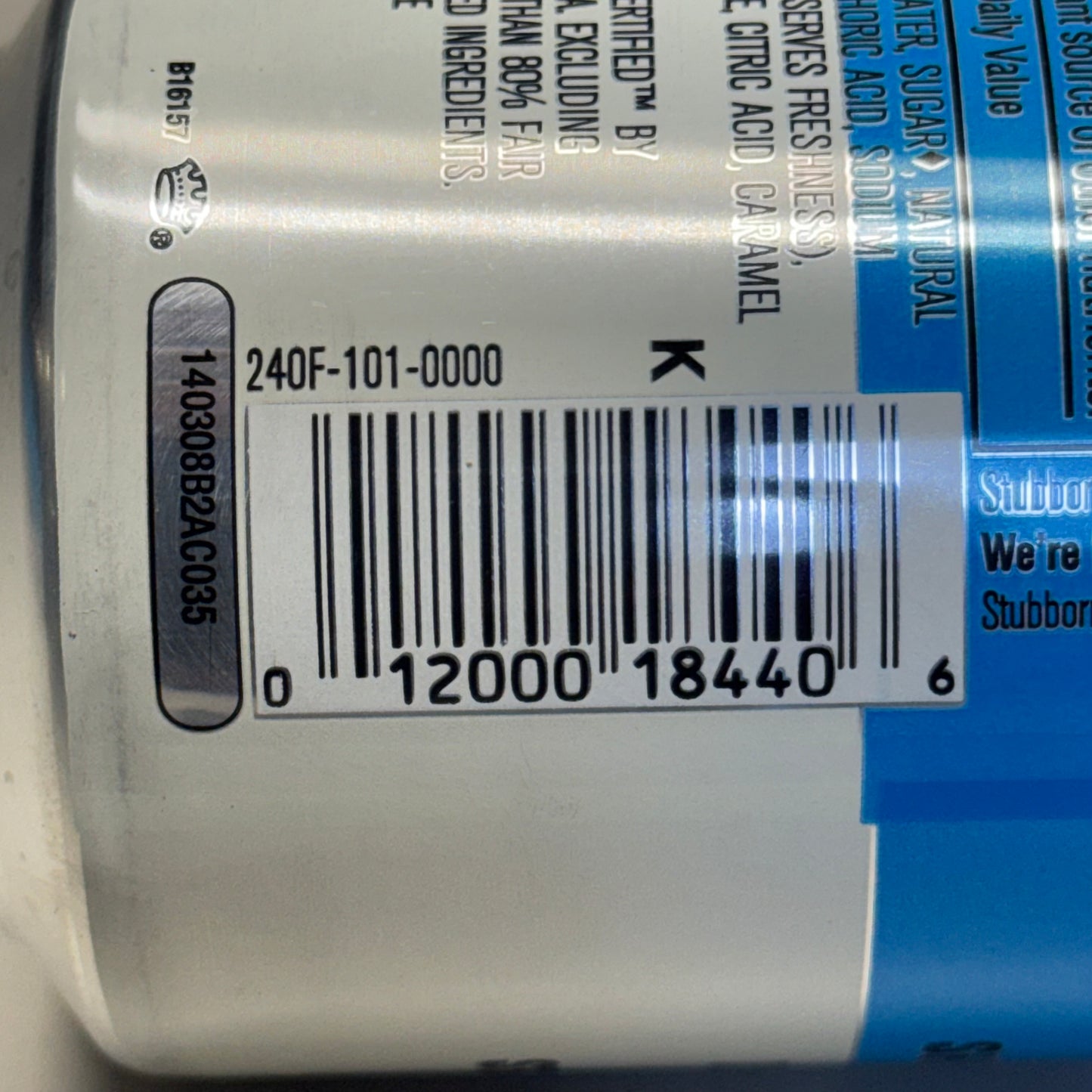 ZA@ STUB𐐒ORN 18/Case Agave Vainilla  Cream Soda 12fl oz BB 11/24 Sz 4.8”H (AS-IS)