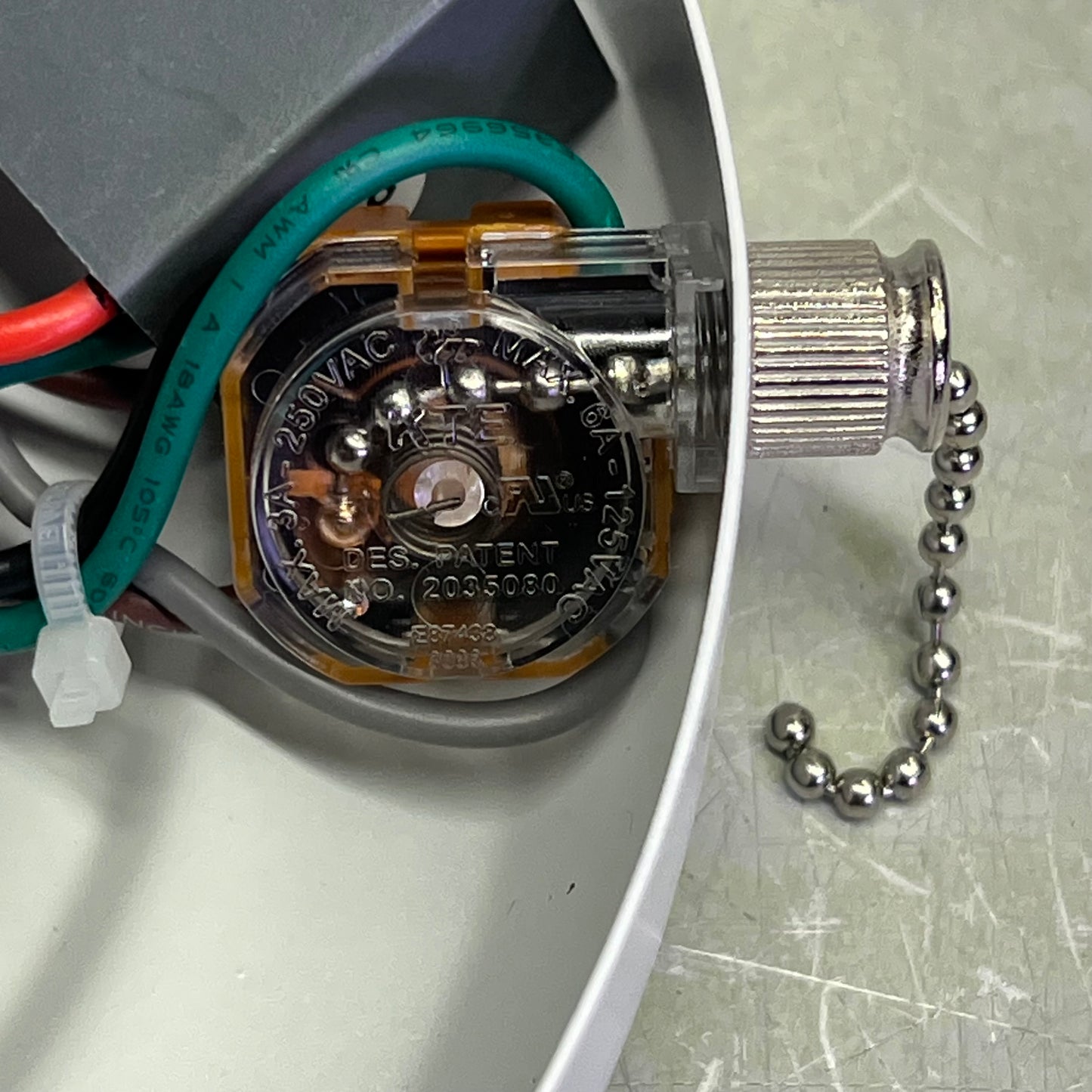 HUNTER Cassius Indoor & Outdoor Ceiling Fan 44" 3 Blade Fresh White 50262