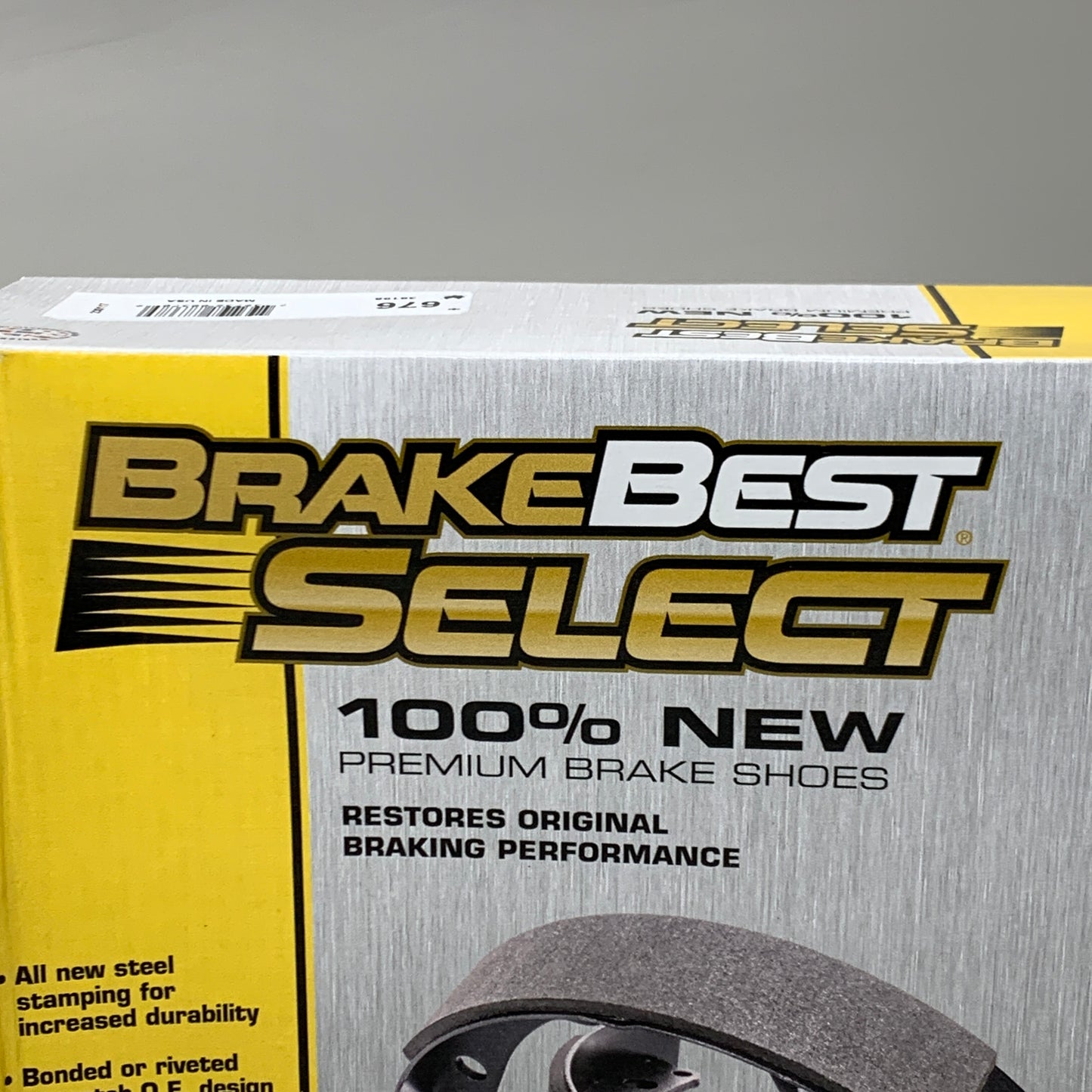 BRAKE BEST SELECT Premium Brake Shoes 4PK 676 (New Other)