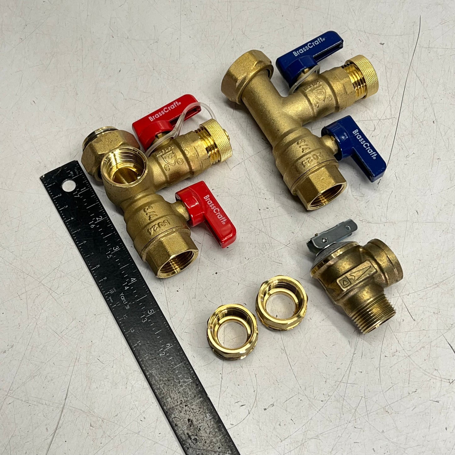 BRASS CRAFT Service Valve Kit W/ Pressure Relief 40 -180°F 125 Psi TWV30RX