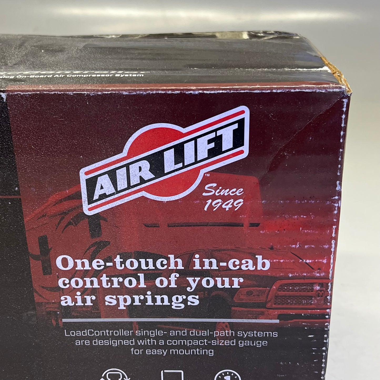 AIR LIFT Compact Easy Mount In Cab Heavy Duty Load Controller Single 25854