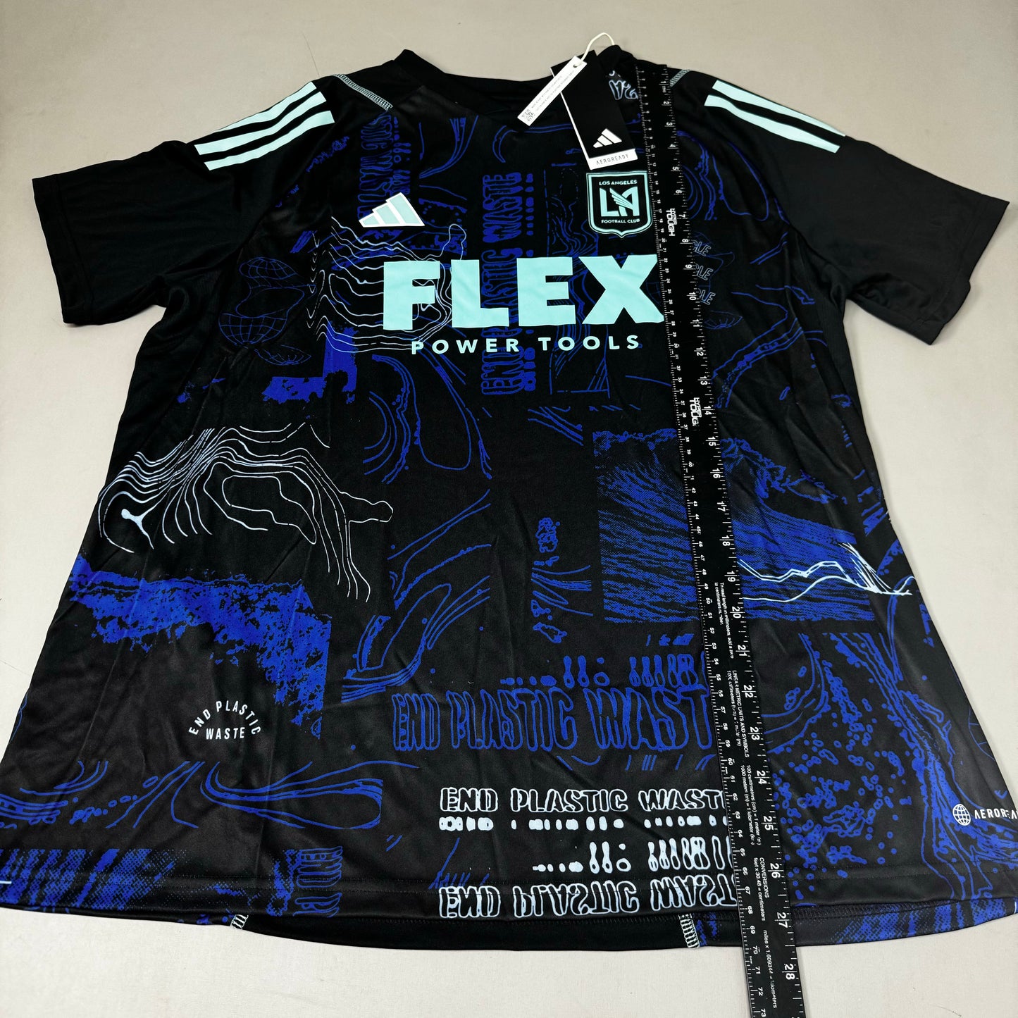 AEROREADY Los Angeles Football Club Jersey Women's Sz-XL Black/Blue IP4314 280