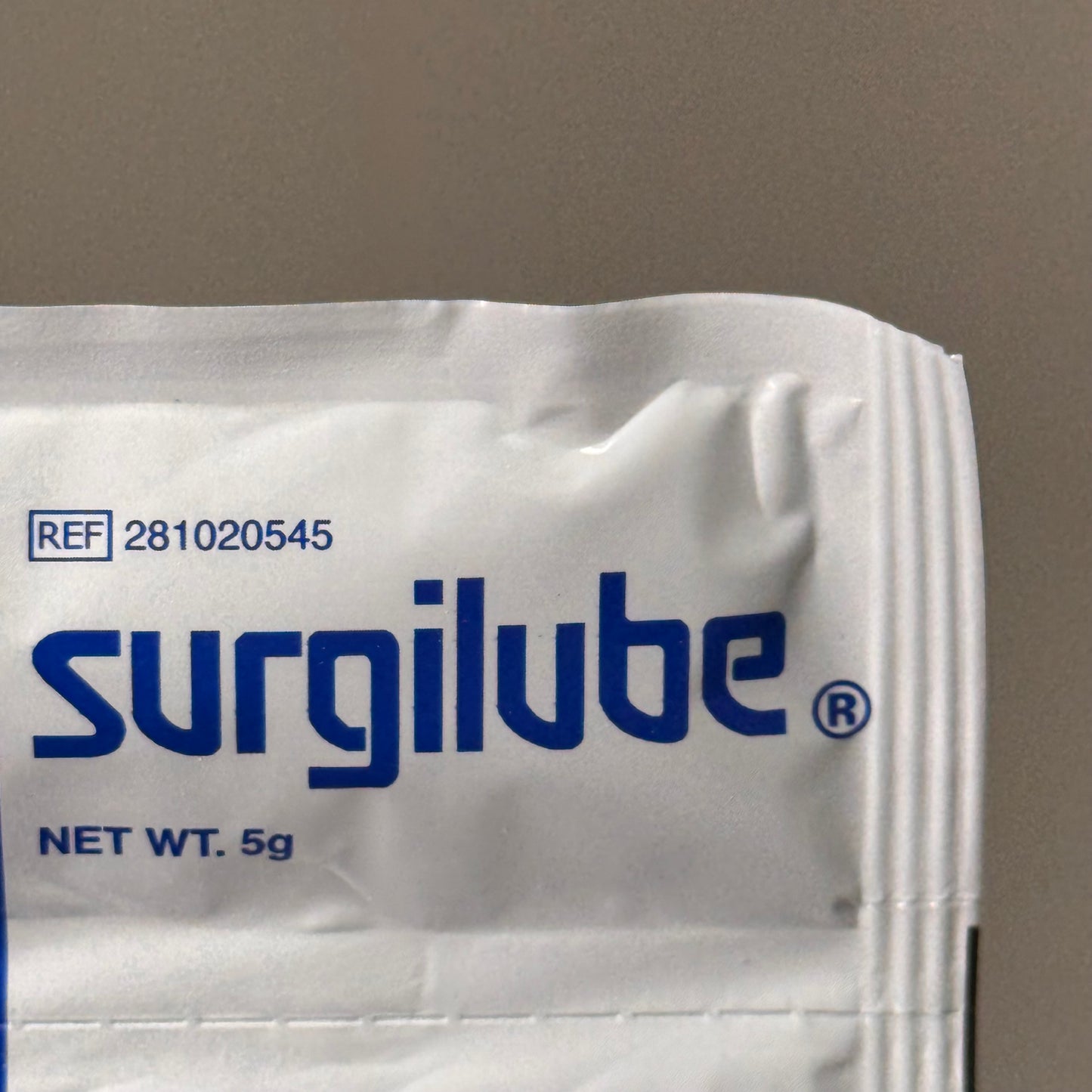 SURGILUBE (144 PACK) Sterile Water-Soluble Surgical Lubricant 5 g BB 04/2027