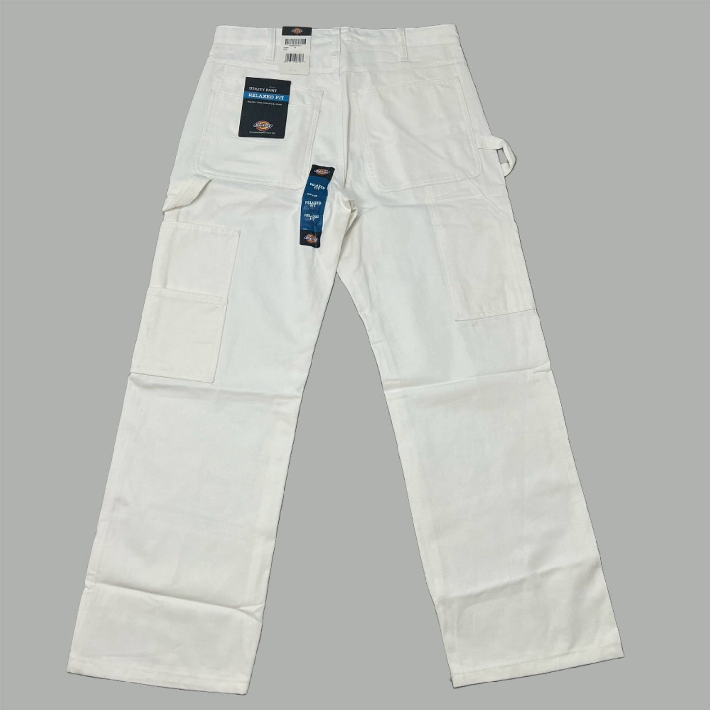 DICKIES Straight Leg 9 Pocket Painters Pant Relaxed Fit Men's 32X30 White 1953WH