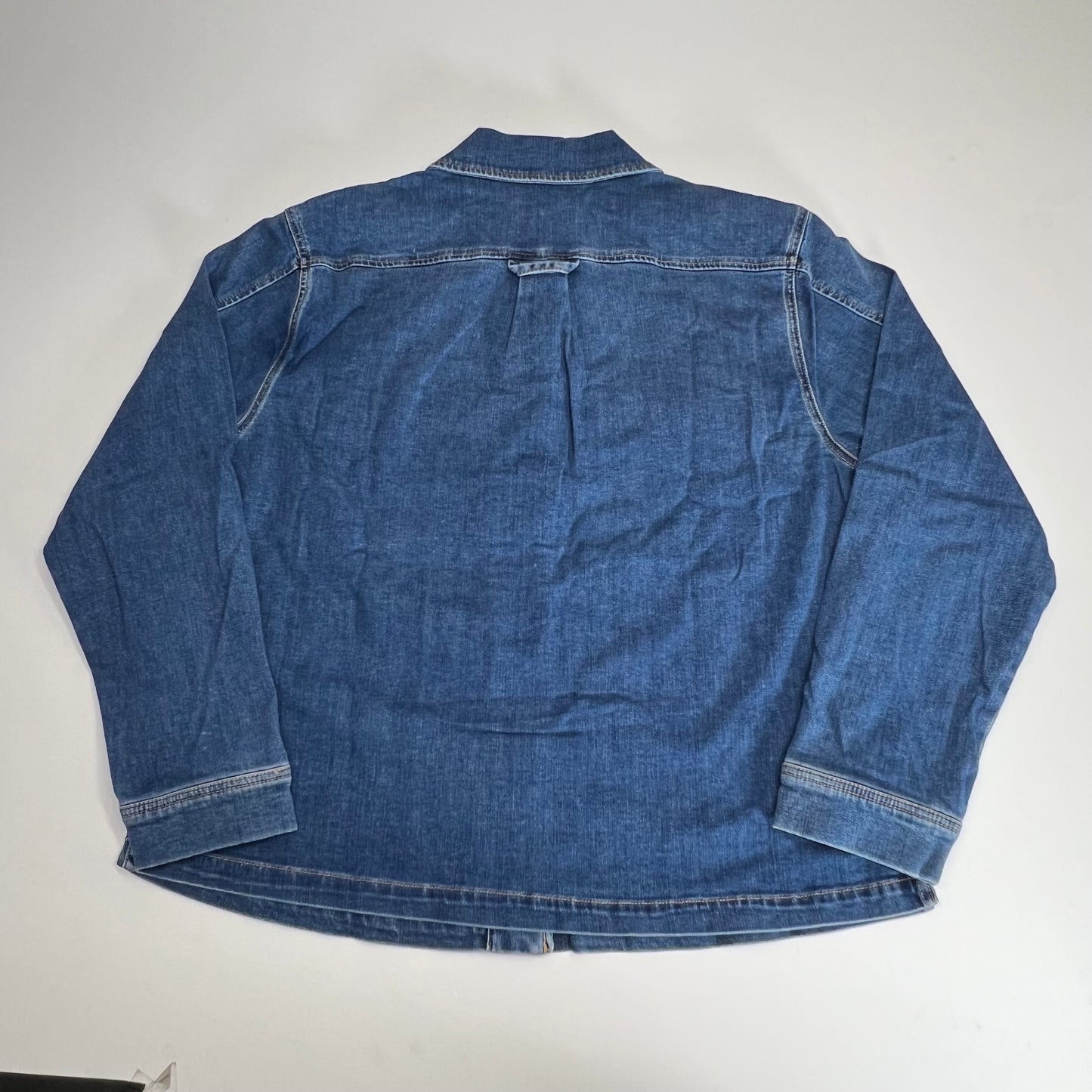 JAG Jag Shaylie Denim Jacket Women's Sz L Harbor Blue J8310SAP326