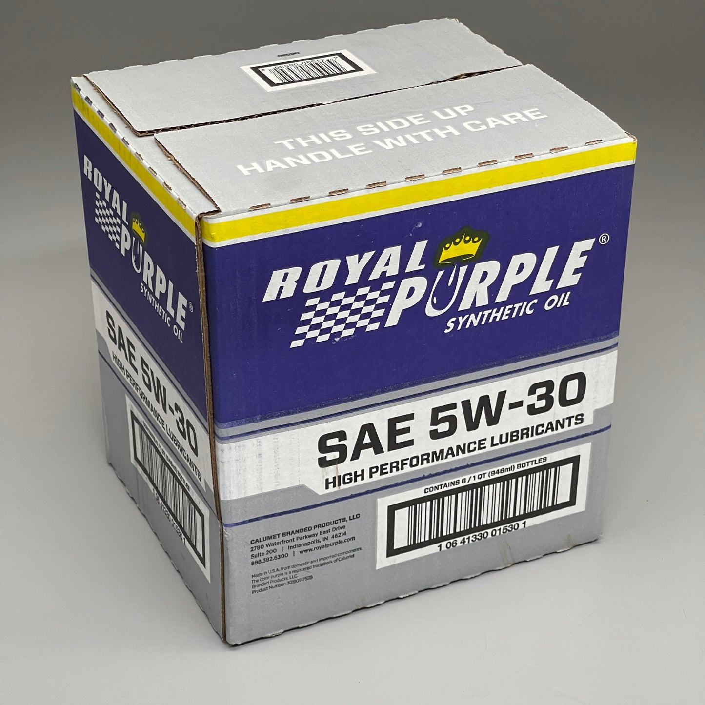 ROYAL PURPLE 6PK! Synthetic Oil SAE 5W-30 1QT. 01530