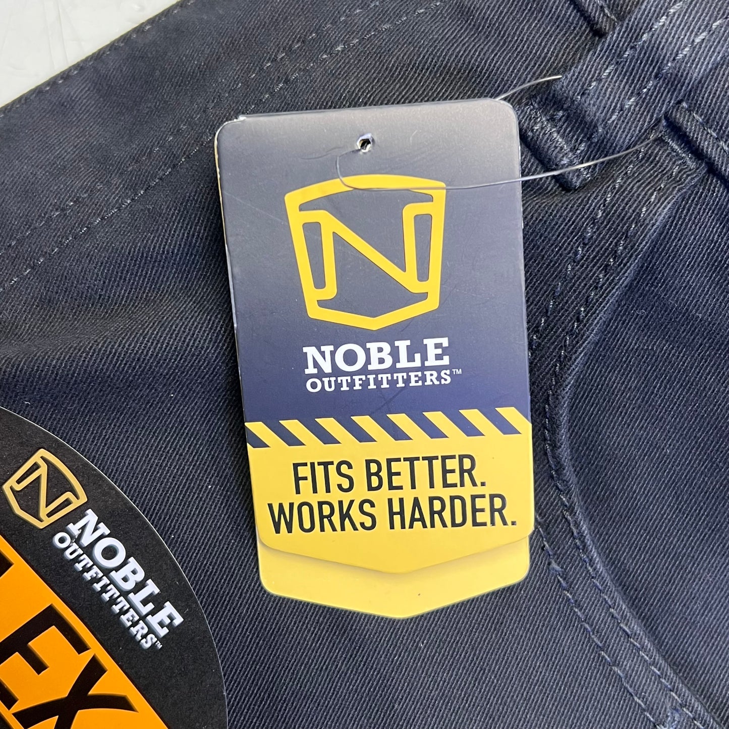 NOBLE OUTFITTERS Flex 5-Pocket Twill Work Pant Men's Sz 30x30 Black 18450