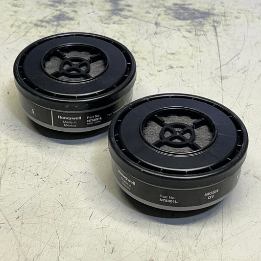 HONEYWELL (SET OF 2) North Organic Vapor (OV) Respirator Cartridge N75001L