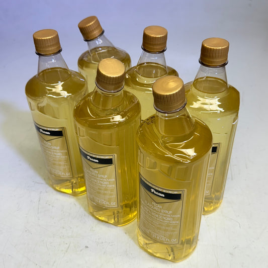 ZA@ STARBUCKS (6 PACK) Fontana Pecan Flavoured Syrup 33.8 fl oz/bottle BB 01/26 As-Is