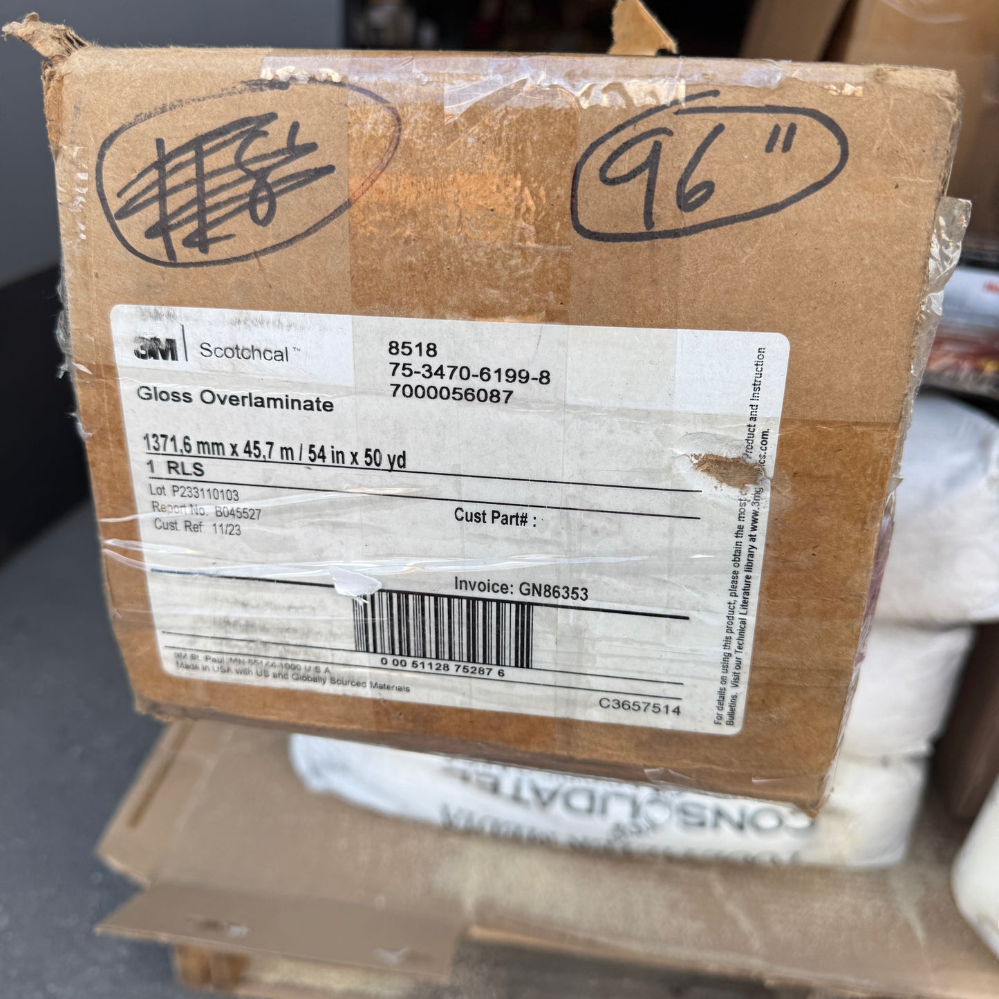 ZA@ Pallet of MIXED 3M Gloss Overlaminate, Blank Checks, Pool Filter Media, Arm Pads, Wipes, & MORE!