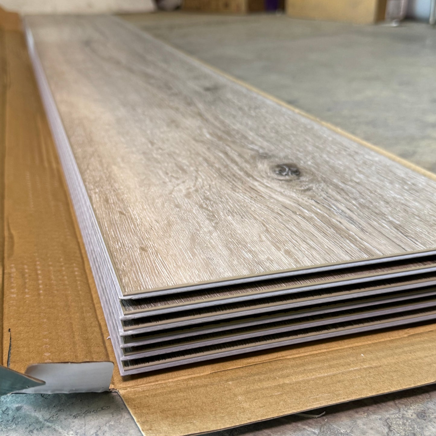 RIO GRANDE (6 Pieces) Luxury Vinyl Plank 9" x 60" Light Brown 1097568007960