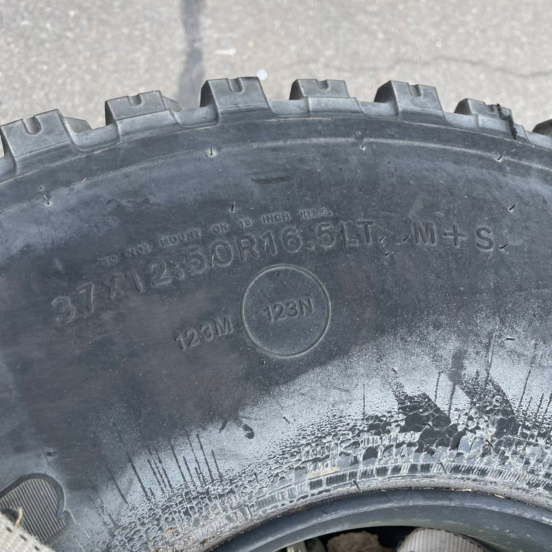 GOODYEAR (4 PACK) Wrangler MT 37x12.50R16.5LT Mud Terrain Tires