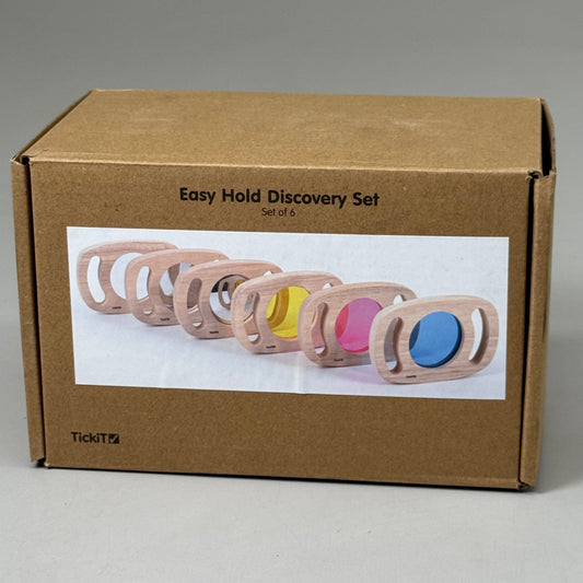 TICKIT Easy Hold Discovery Set w/ Magnifiers & Mirrors 6 Piece Kit Ages 1 Yrs