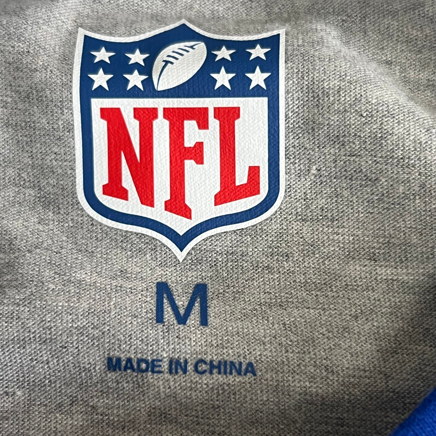 NFL G-lll Sport Bills Black Label T-shirt Men's Sz M Blue/Gray