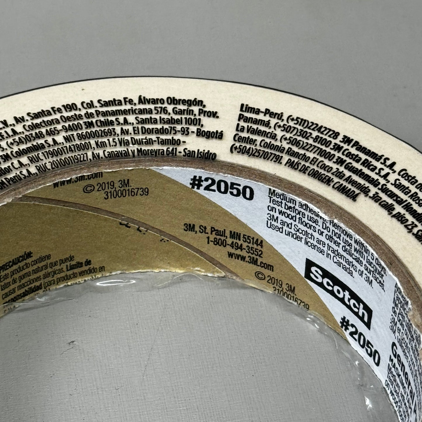 SCOTCH (4 PACK) Damage Free General Purpose Masking Tape Tan .94" X 60YD 2050