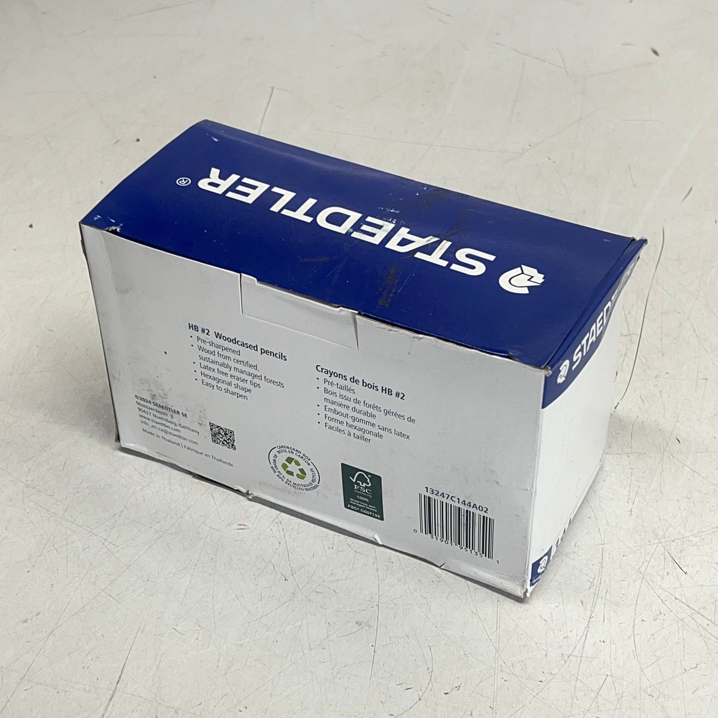 ZA@ STAEDTLER (144 PACK) Woodcased Pre-sharpened Pencils 2MM Yellow #2HB