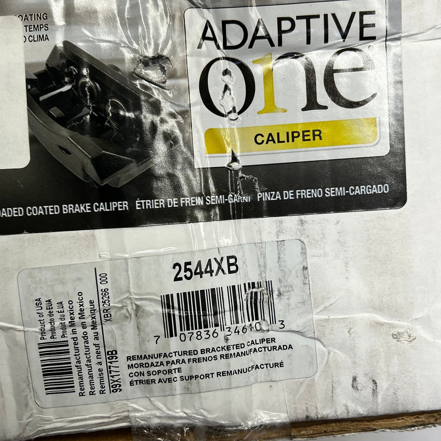 ADAPTIVE ONE  Napa Remanufactured Brake Caliper Dual Piston Floating   2487XB