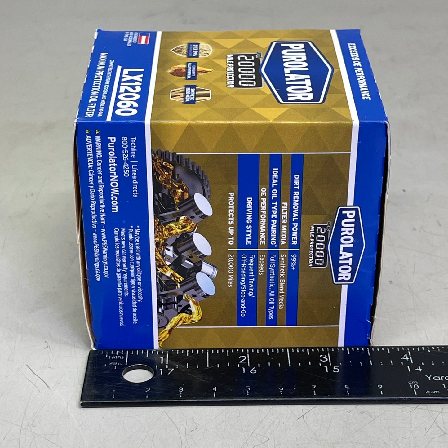 PUROLATOR (6 PACK) Maximum Protection Oil Filter 20000 Miles LX12060