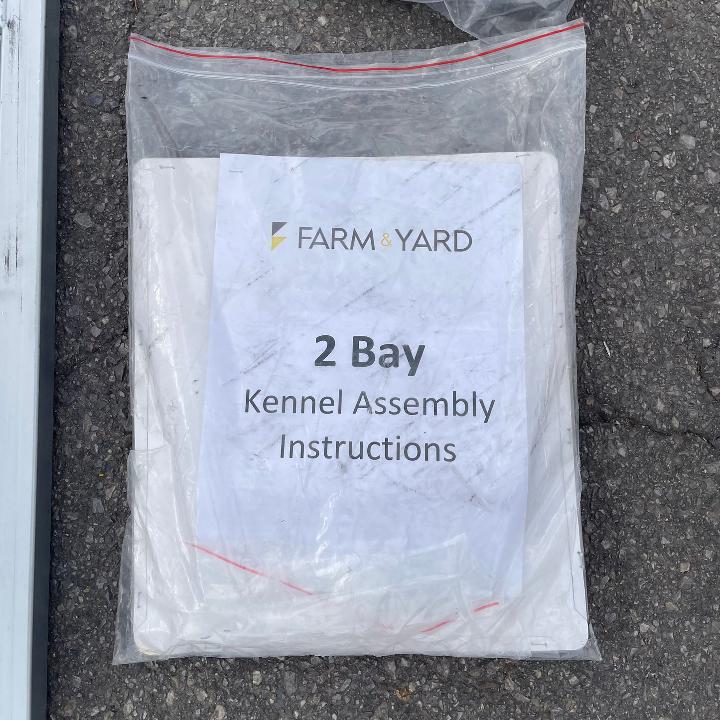 Z@ FARM & YARD 2 Bay Raised Safety Kennel
