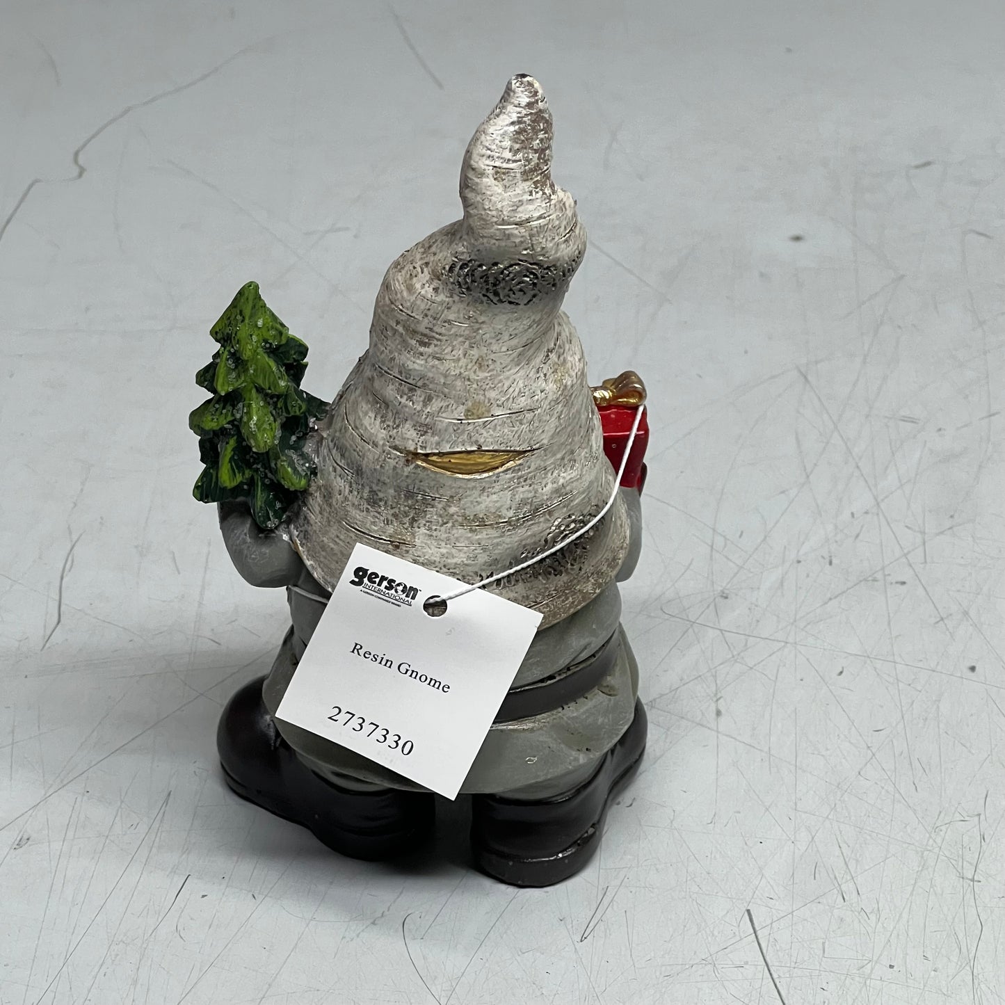 ZA@ GERSON  (LOT OF 3) Assorted Resin Christmas Holiday Gnomes 6.3"  Multicolor 2025014433