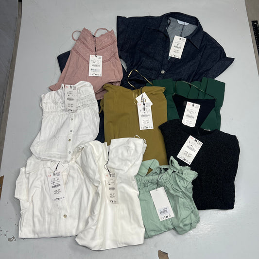 ZA@ ZARA Lot Of Assorted Clothing Dresses, Blouses & Bottoms Women's Sz S & M
