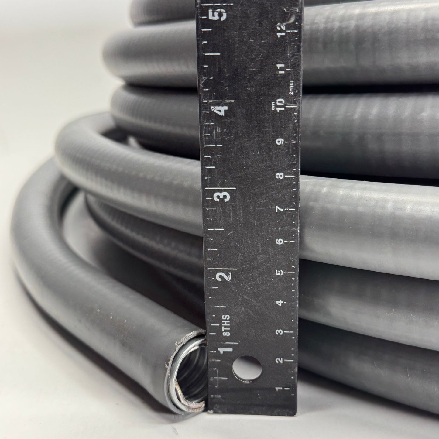 ANACONDA SEALTITE Flexible Metal Conduit 3TA1 Sz 1 3/4" X 100 ft Gray 034222-0000
