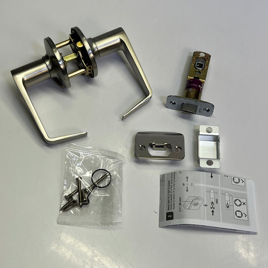 KWIKSET Carson Passage Commercial Door Lock Satin Nickel 94070-001
