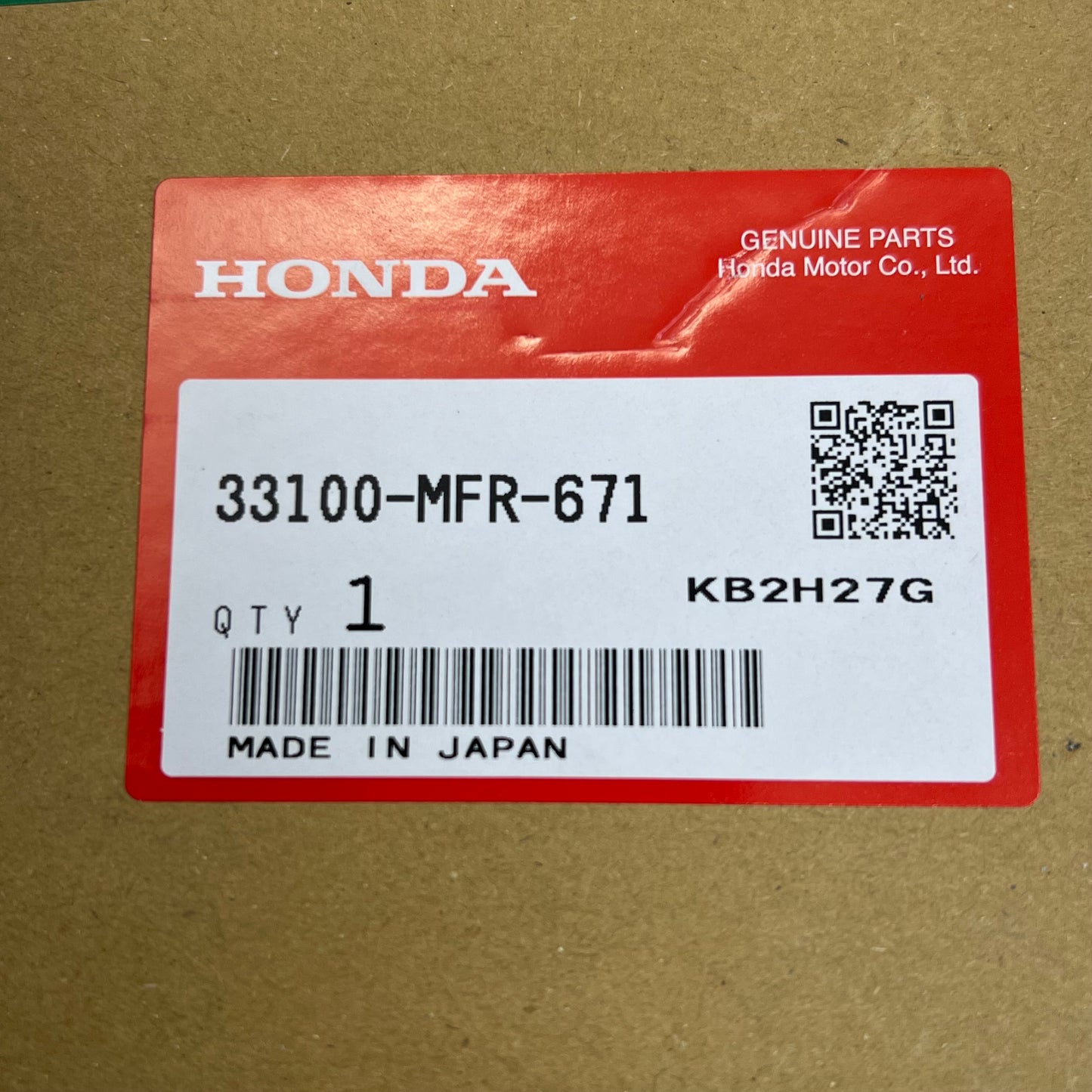 HONDA Headlight Assembly 12V 60/55W Genuine OEM 33100-MFR-671