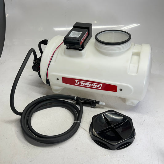 CHAPIN Rechargeable Battery Atv Multi-purpose Tank Sprayer 8 Gal 24V White 97024
